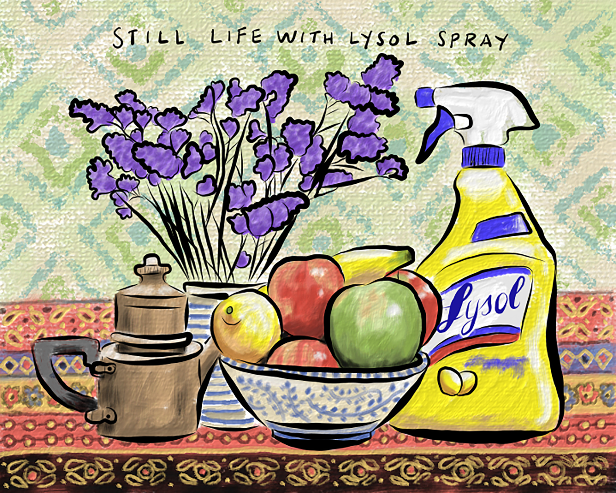 Still life Lysol