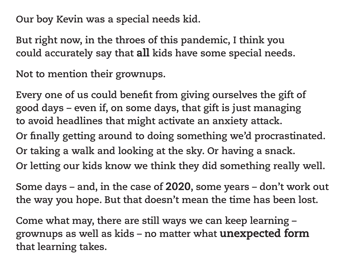 The Gift of Good Days